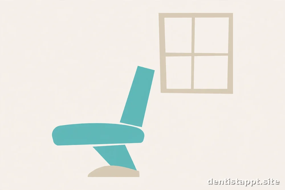 abstract illustration of a dental clinic interior