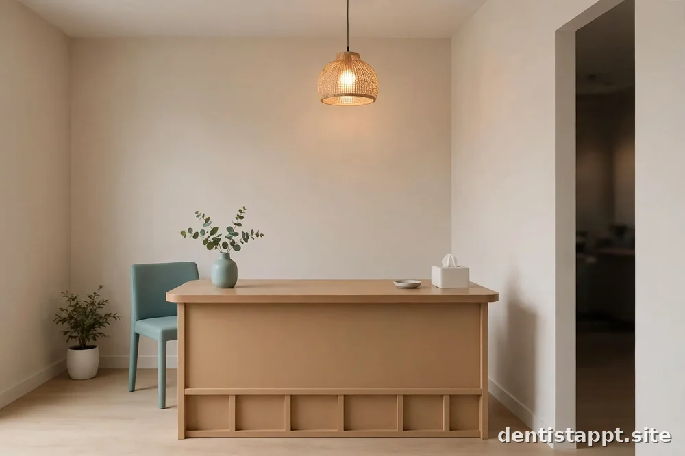 dental office reception area