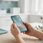 How to Book a Dentist Appointment person scheduling on a phone