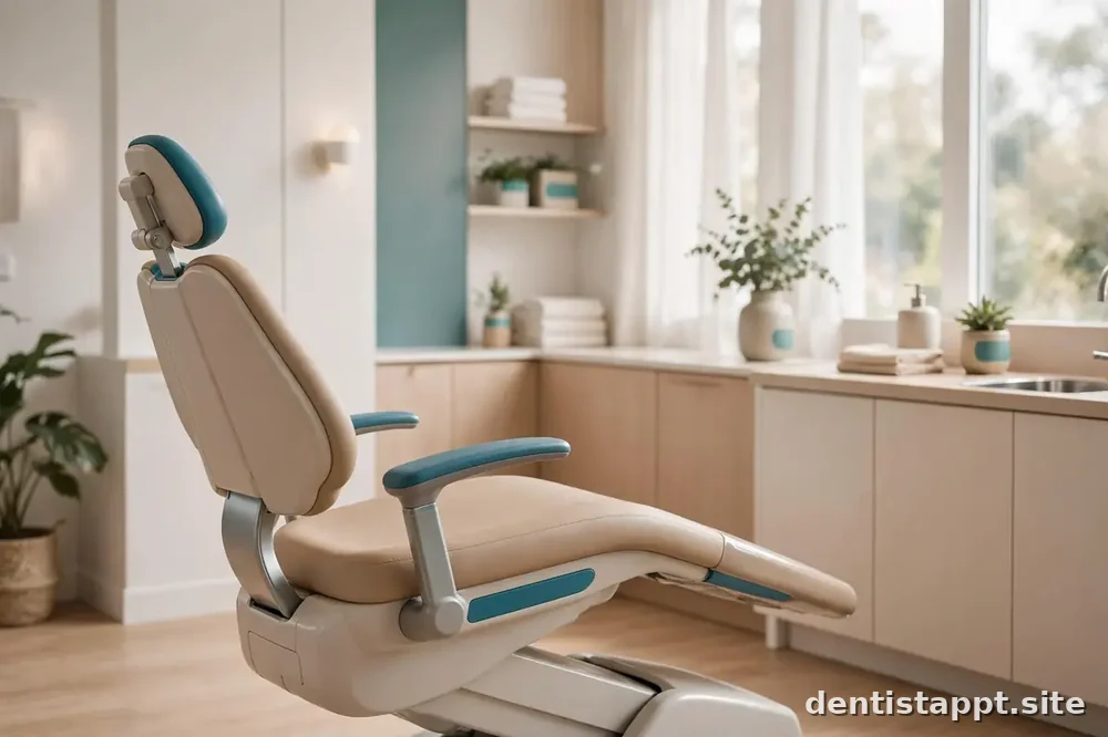 dental chair in a modern clinic