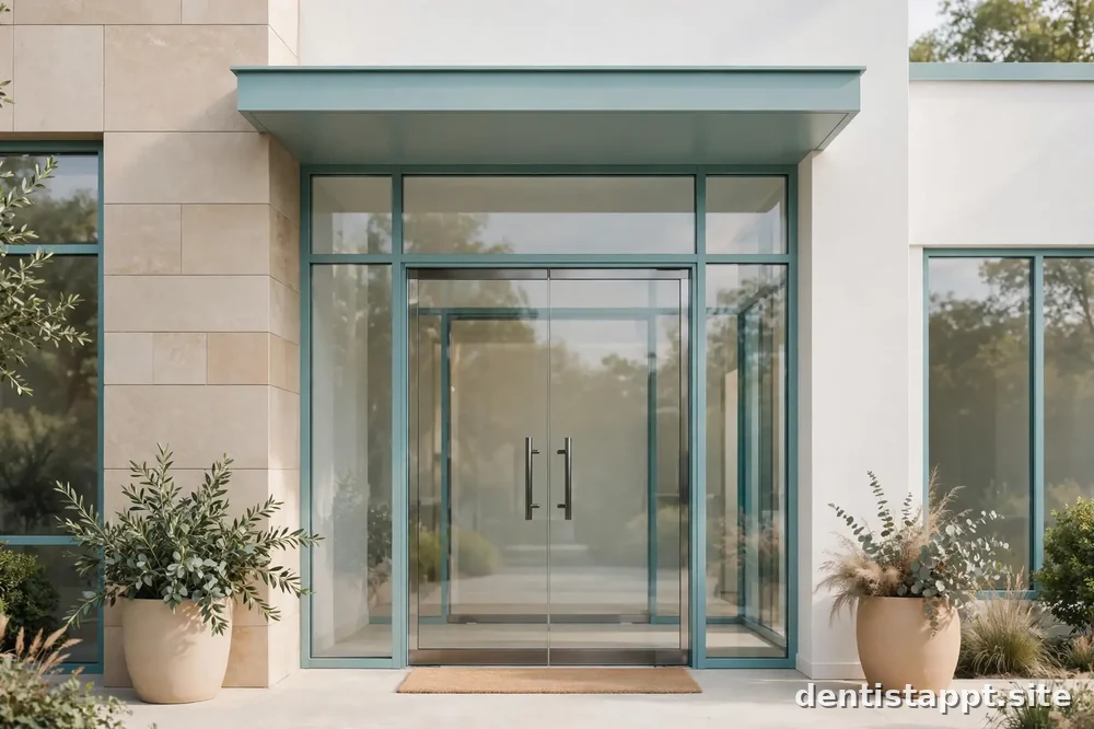 dental clinic entrance