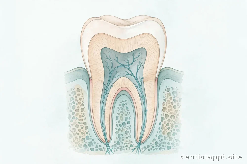 diagram-style tooth illustration